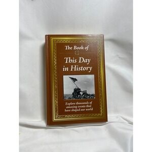 The Book of This Day in History Publications International Hardcover Brown Gold